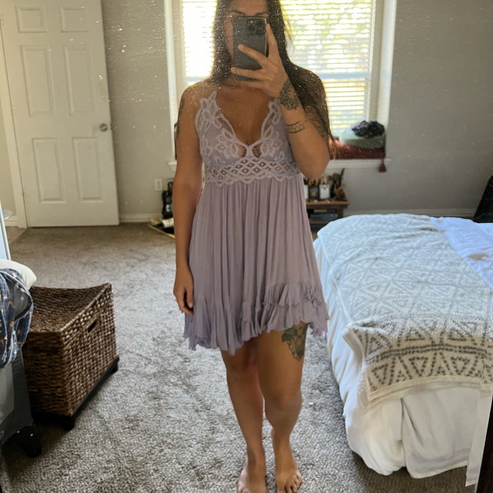 Free People Adella Slip Dress | Lavender | Size Medium